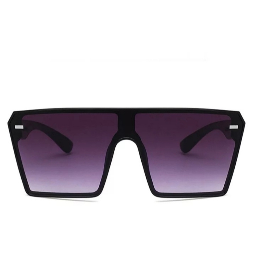 Womans Retro Gradient Big Frame Sunglasses.